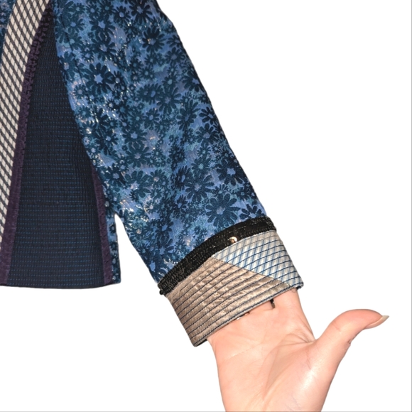 NWOT Marc Jacobs Wool Silk Floral Brocade Jacquard Sequin Print Blazer Jacket 8 - Picture 15 of 16